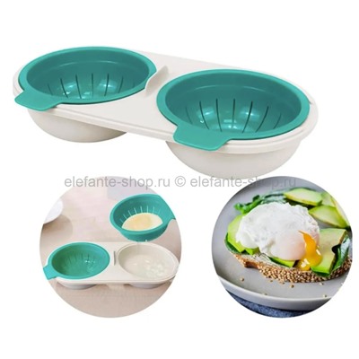 Форма для яиц-пашот Egg Poacher В-33 Turquoise (BJ)