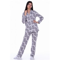 Пижама-костюм для девочки арт. ПД-006 (Кошки серые)