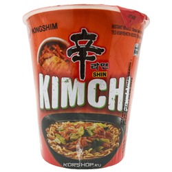 Лапша б/п со вкусом кимчи Shin Nongshim, Корея, 75 г