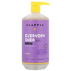 Alaffia, Everyday Shea, гель для душа с маслом ши и лавандой, 950 мл (32 жидк. унции)