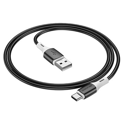 Кабель USB - Type-C Borofone BX79 (повр. уп.)  100см 3A  (black)