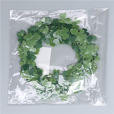 Лиана искусственная для декора «Листья клевера», 3 метра, 13 × 13 × 2 см