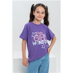 футболка детская с принтом 7449 (Фиолетовый)