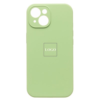 Чехол-накладка ORG Soft Touch с закрытой камерой для "Apple iPhone 15" (green) (230159)