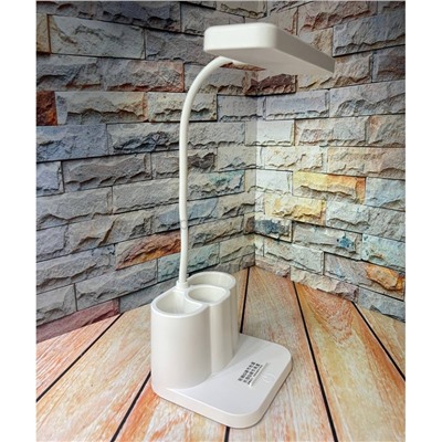 Настольная светодиодная лампа LED Table Lamp White MA-858 (96)