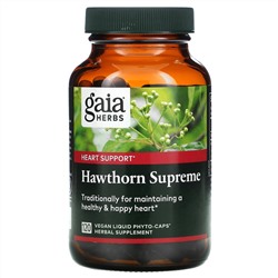 Gaia Herbs, Hawthorn Supreme, 120 Vegan Liquid Phyto-Caps