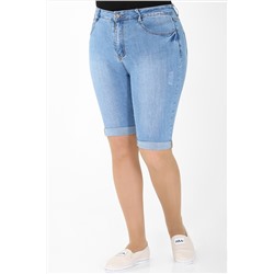 Капри женские джинсовые больших размеров