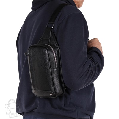 Рюкзак мужской кожаный 0219G black S-Style