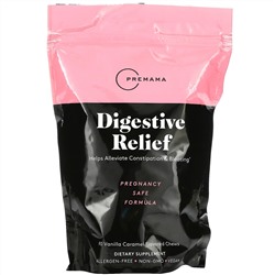 Premama, Digestive Relief, Vanilla Caramel Flavored, 90 Chews