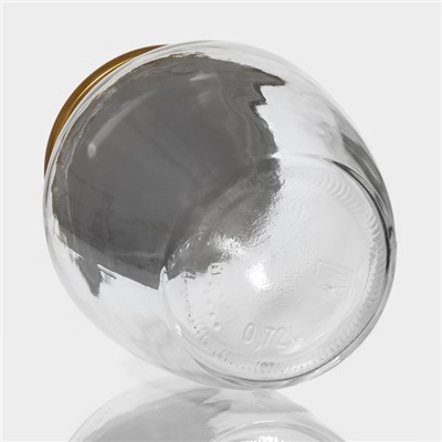 Набор стеклянных банок с крышкой для консервации «Амфора», ТО-82 мм, 0,72 л, 6 шт