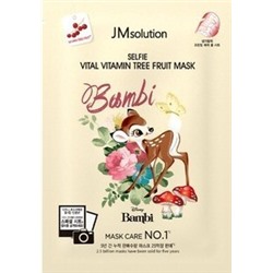 JMsolution Мультивитаминная маска-салфетка с облепихой Disney collection selfie vital vitamin tree fruit mask