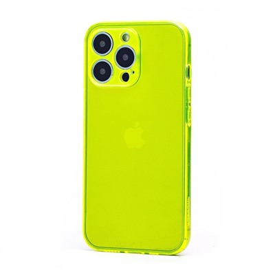 Чехол-накладка - SC344 для "Apple iPhone 13 Pro" (transparent/yellow) (232036)