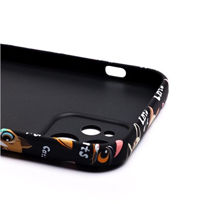 Чехол-накладка Luxo Creative для "Apple iPhone 12" (094) (black)