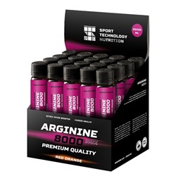 Аминокислота Аргинин со вкусом красного апельсина Arginine 8000 red orange SportTehnology 20 ампул по 25 мл.