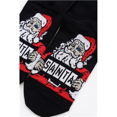 Носки мужские Санта комплект 1 пара (Черный)