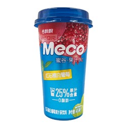 Напиток фруктовый чай Улун со вкусом граната и винограда киш-миш MECO, Китай, 400 мл Акция