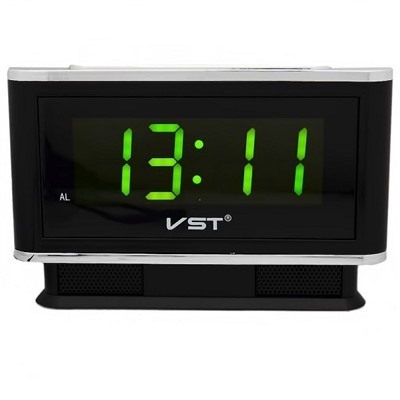 Часы настольные VST 721-2 ярко зеленые цифры