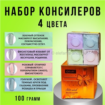 Набор консилеров OSUFI Concealer 4in1 100g (52)