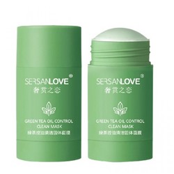 Глиняная маска стик для лица Sersanlove Green Tea