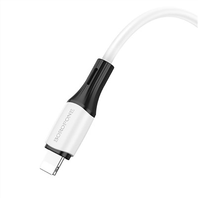 Кабель Type-C - Apple lightning Borofone BX79 PD 20W 100см 3A  (white)