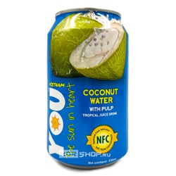 Кокосовая вода с мякотью кокоса You, Вьетнам, 330 мл