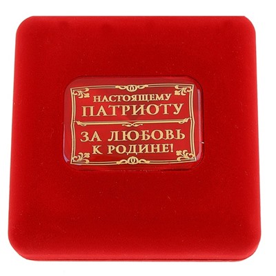 Медаль в бархатной коробке «За любовь к России»