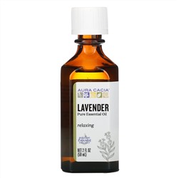 Aura Cacia, Pure Essential Oil, Lavender, 2 fl oz (59 ml)