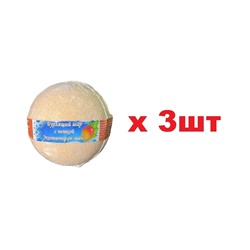 Бурлящий шар с пенкой Экзотическое манго 125гр 3шт