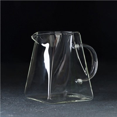 Молочник стеклянный «Грация», 500мл, 13×9×11,5 см