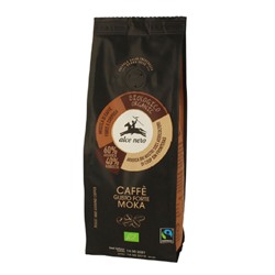 Кофе натуральный жареный молотый "Moka" Alce Nero, 250 г