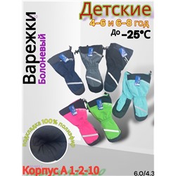 Перчатки детские 12 пар 1831953-1