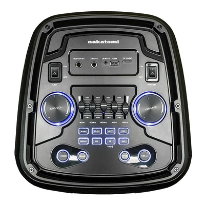 Портативная акустика напольная Nakatomi GS-50, микрофон BT (black)