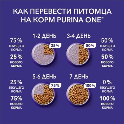 Сухой корм Purina One "Природа здоровья" для кошек, курица, 680 г