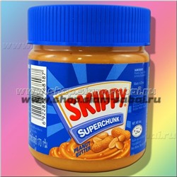 Арахисовая паста Skippy безглютеновая с кусочками орешков