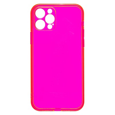 Чехол-накладка - SC344 для "Apple iPhone 12 Pro" (transparent/pink) (232053)