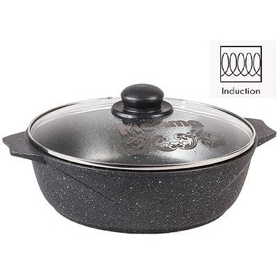 Жаровня 4л (28см) АП Гранит black Induction Pro