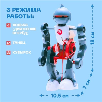 Конструктор-робот «Акробат», ходит, работает от батареек