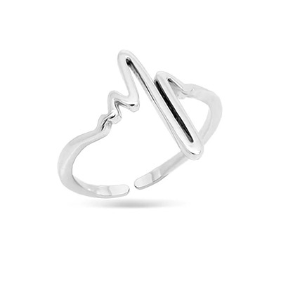 Кольцо из серебра без вставки, Ю-10521р