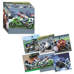 Кубики (4 куб) "Мотоциклы"
