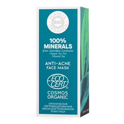 Маска для проблемной кожи лица "Anti-acne" Planeta Organica, 50 мл