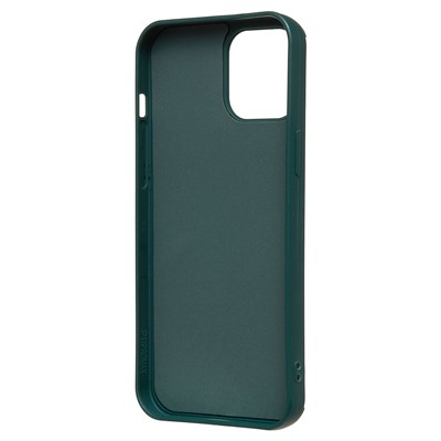 Чехол-накладка - SC335 для "Apple iPhone 12 Pro Max"  (медведь) (dark green) (227079)