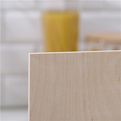 Доска разделочная деревянная Доляна, 28×19×0,5 см