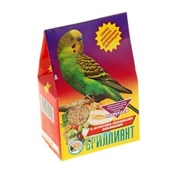 Корм "Бриллиант" для попугаев, с фруктово-овощными добавками, 400 г
