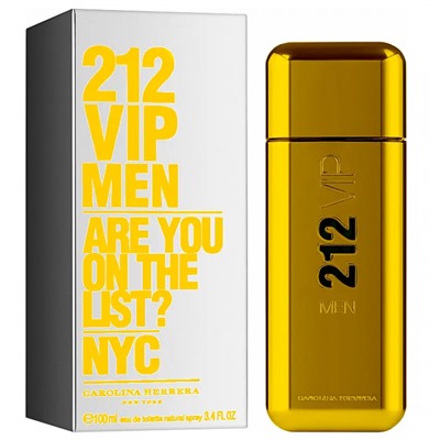 Туалетная вода Carolina Herrera 212 Vip Men Are You On The List Nyc мужская