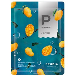 Смягчающая маска для лица с манго Frudia, Корея, 1 шт 20 мл. Срок до 06.06.2024.Распродажа