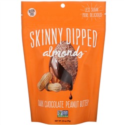 SkinnyDipped, Almonds, Dark Chocolate Peanut Butter, 3.5 oz (99 g)