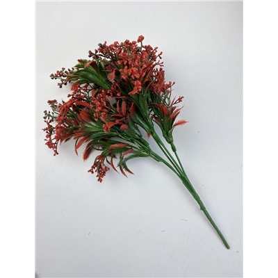 Декоративные растения, цвет красный, 35см