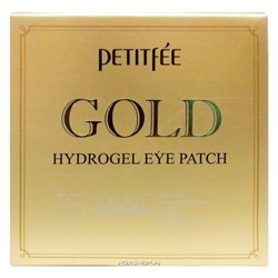 Гидрогелевые патчи для кожи вокруг глаз с 24К золотом Petitfee (60 шт.), Корея Акция
