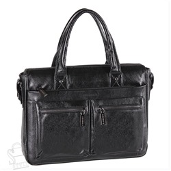 Портфель мужской кожаный 44906-3H black Heanbag  в Новосибирске