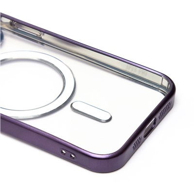 Чехол-накладка - SM027 SafeMag для "Apple iPhone 13 Pro" (dark violet)